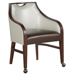Anthony Arm Chair with Front Casters